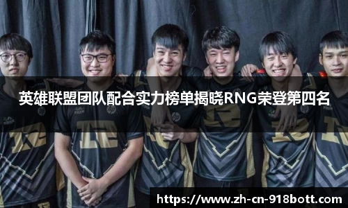 英雄联盟团队配合实力榜单揭晓RNG荣登第四名
